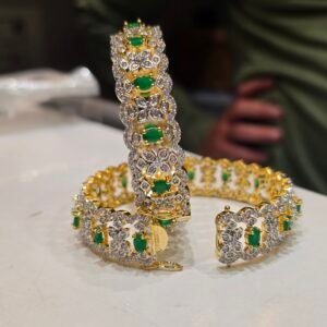GJ OPENABLE BANGLES (GREEN)
