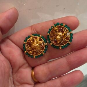 cz beads studs